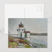 Carte Postale Phare de Squirrel Point (Devant / Derrière)