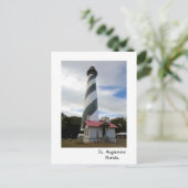 Carte Postale Phare de St Augustine (Debout devant)