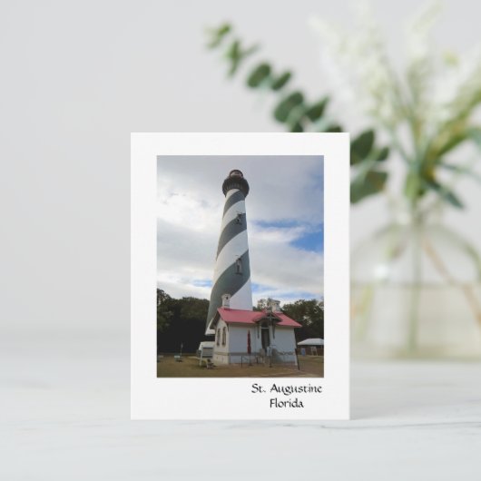 Carte Postale Phare de St Augustine (Debout devant)