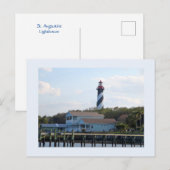 Carte Postale Phare de St Augustine 2 (Devant / Derrière)