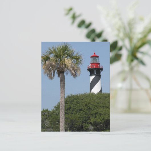 Carte Postale Phare de St Augustine en Floride (Debout devant)