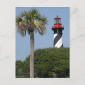 Carte Postale Phare de St Augustine en Floride (Devant)