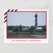 Carte Postale Phare de St Augustine Floride Photographique (Devant)
