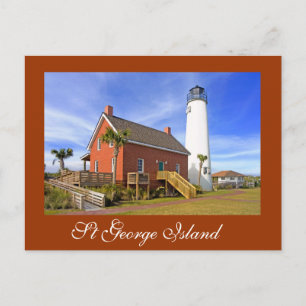 Carte Postale Phare de St George Island, Floride