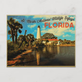 Carte Postale Phare de St. Marks Floride (Devant)
