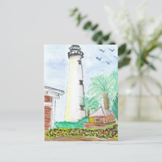 Carte Postale Phare de St. Simon (Debout devant)