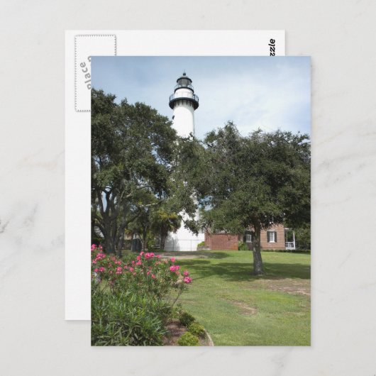 Carte Postale Phare de St. Simon (Devant / Derrière)