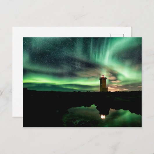 Carte Postale Phare de Stafnesvegur (Devant / Derrière)