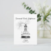 Carte Postale Phare de Stannard Rock - Michigan (Debout devant)