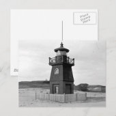 Carte Postale Phare de Sullivan Island Range (Devant / Derrière)