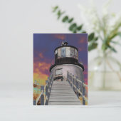 Carte Postale Phare de Surreal Owls Head (Debout devant)