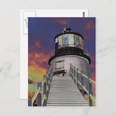 Carte Postale Phare de Surreal Owls Head (Devant / Derrière)