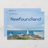 Carte Postale Phare de Terre-Neuve Canada (Devant / Derrière)