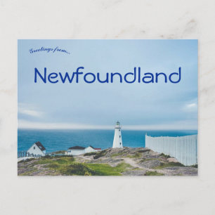 Carte Postale Phare de Terre-Neuve Canada