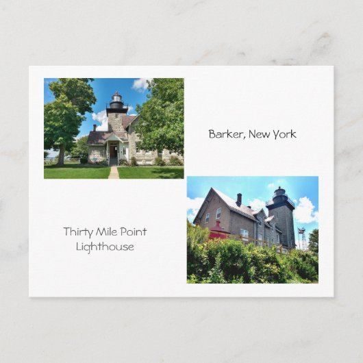 Carte Postale Phare de Thirty Mile Point Lighthouse 2 (Devant)