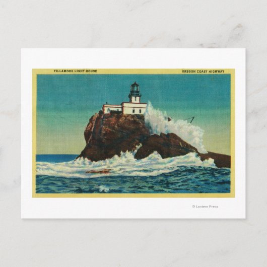 Carte Postale Phare de TillimookTillimook, OU (Devant)