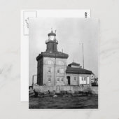 Carte Postale Phare de Toledo Harbour (Devant / Derrière)