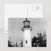 Carte Postale Phare de Tree Point (Devant / Derrière)
