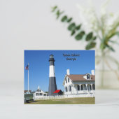 Carte Postale Phare de Tybee Island (Debout devant)
