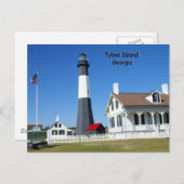 Carte Postale Phare de Tybee Island (Devant / Derrière)