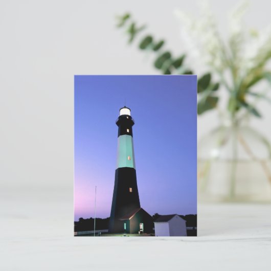 Carte Postale Phare de Tybee Island (Debout devant)