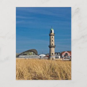 Carte Postale Phare de Warnemuende (Allemagne)