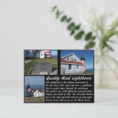 Carte Postale Phare de West Quoddy Head (Debout devant)