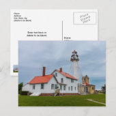 Carte Postale Phare de Whitefish Point (Devant / Derrière)