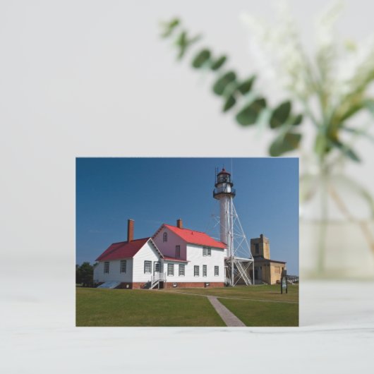 Carte Postale Phare de Whitefish Point (Debout devant)