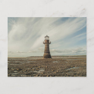 Carte Postale Phare de Whiteford, Péninsule de Gower, South Wale