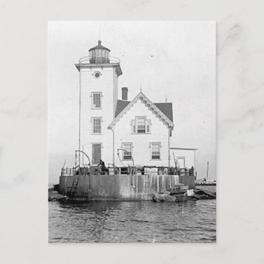 Carte Postale Phare de Wickford Harbour (Devant)