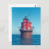 Carte Postale Phare de Wolf Trap (Devant / Derrière)