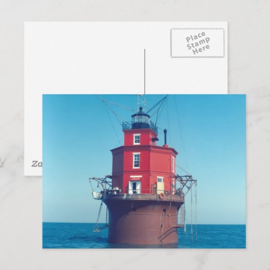 Carte Postale Phare de Wolf Trap (Devant / Derrière)