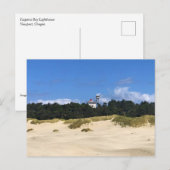 Carte Postale Phare de Yaquina Bay, Newport, Oregon (Devant / Derrière)