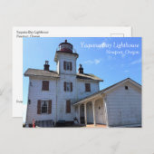 Carte Postale Phare de Yaquina Bay, Newport, Oregon (Devant / Derrière)
