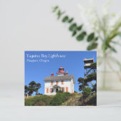 Carte Postale Phare de Yaquina Bay, Newport, Oregon (Debout devant)
