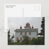 Carte Postale Phare de Yaquina Bay, OU (Devant / Derrière)
