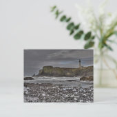 Carte Postale Phare de Yaquina Head (Debout devant)
