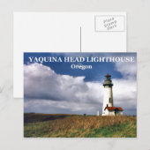 Carte Postale Phare de Yaquina Head, Oregon (Devant / Derrière)