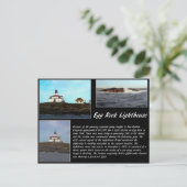 Carte Postale Phare d'Egg Rock (Debout devant)
