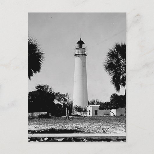 Carte Postale Phare d'Egmont Key (Devant)