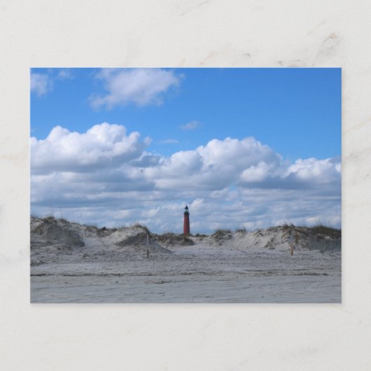 Carte Postale Phare depuis la Plage (Devant)