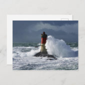 Carte Postale Phare des Pierres Noires Finistère France (Devant / Derrière)