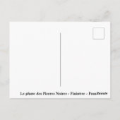 Carte Postale Phare des Pierres Noires Finistère France (Dos)