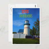 Carte Postale Phare des Sept Présidents (Devant / Derrière)