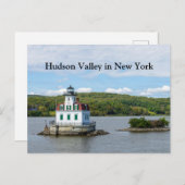 Carte Postale Phare d'Esopus à NY (Devant / Derrière)