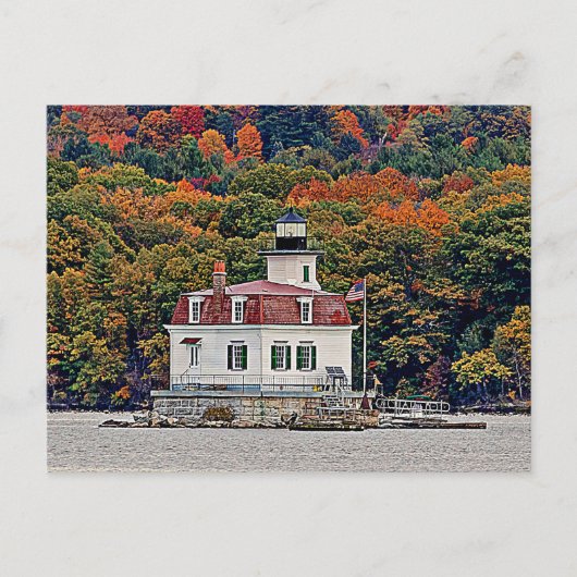 Carte Postale Phare d'Esopus Meadows (Devant)