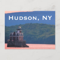 Phare d'Hudson Athens - Lumière de la ville d'Huds