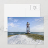 Carte Postale Phare d'Inch Arran | Nouveau-Brunswick (Devant / Derrière)