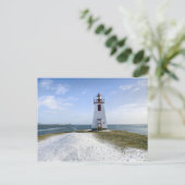 Carte Postale Phare d'Inch Arran | Nouveau-Brunswick (Debout devant)